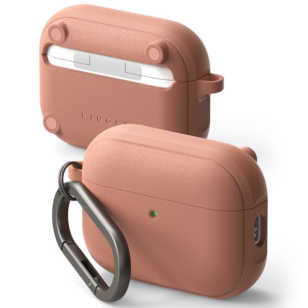 Ringke Onyx Magnetic MagSafe dėklas AirPods Pro 3 rožinis