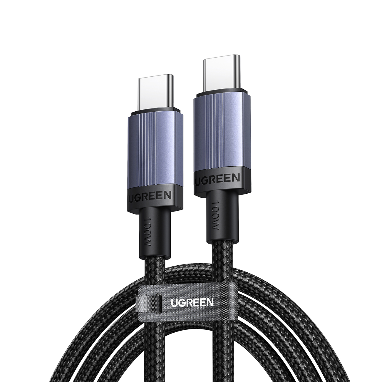 Ugreen USB-C — USB-C PD Кабель 100W 5A 1м — чёрный