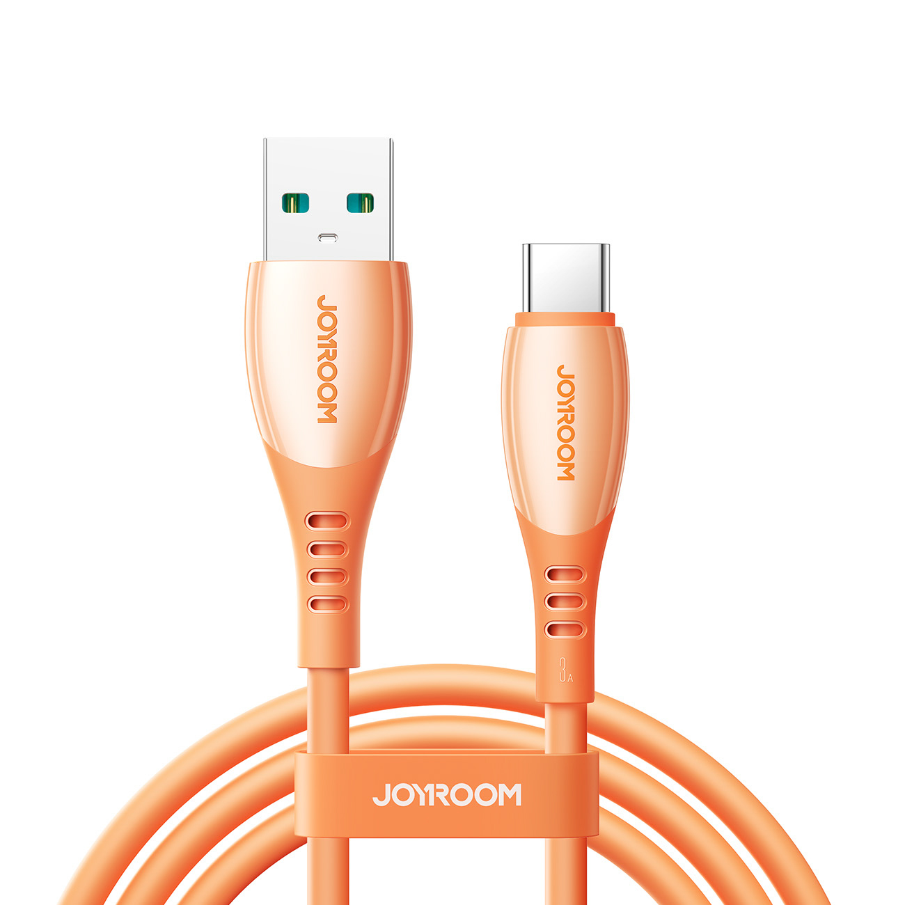 Joyroom S-A59 Vibrant Series 3A кабель USB-A — USB-C 1.2м оранжевый