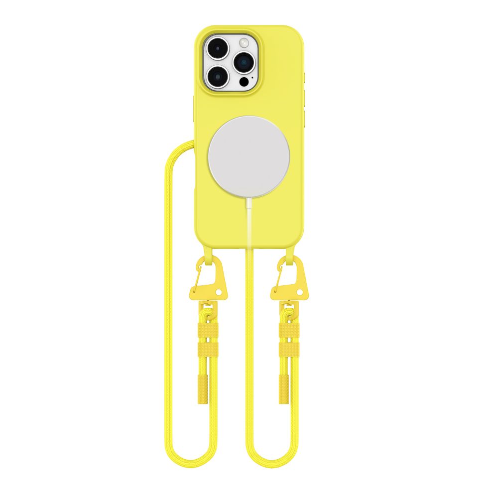 Tech-Protect Magnecklace MagSafe dėklas iPhone 16 Pro geltonas