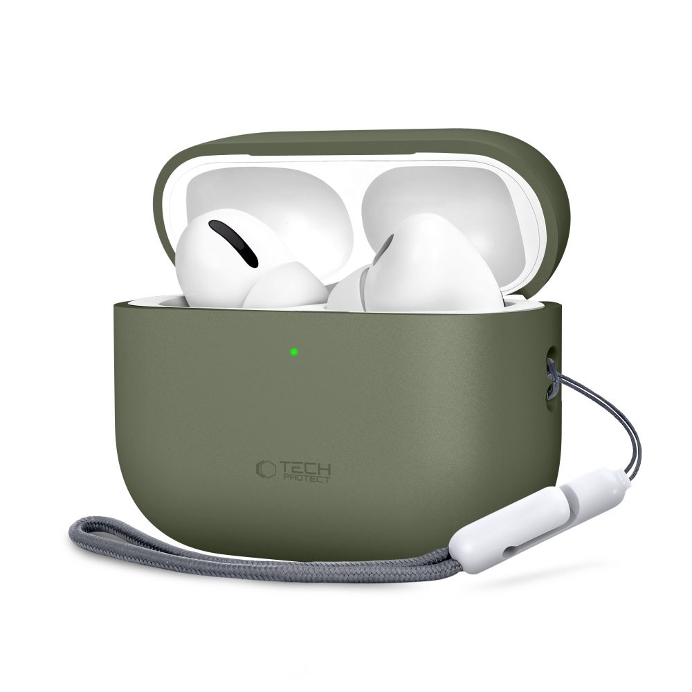 Tech-Protect silikoninis dėklas AirPods Pro 3 žalias