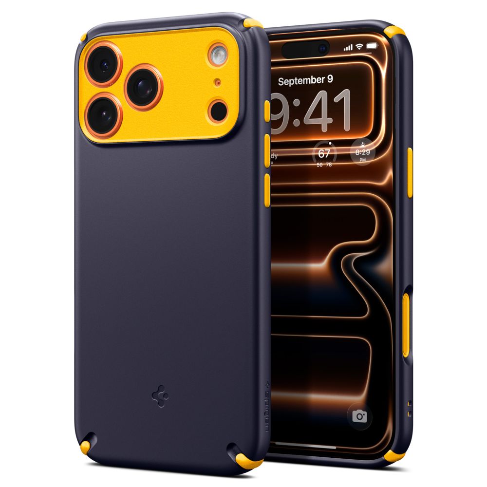 Spigen Nano Pop Hybrid MagSafe deklas, skirtas iPhone 17 Pro - Tamsiai melynas