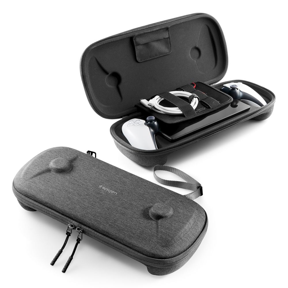Spigen Klasden deklas Sony PlayStation Portal Remote - Pilkas