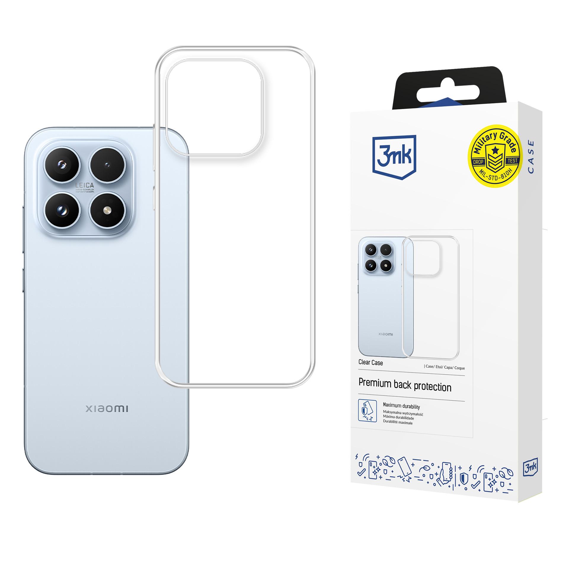 3mk Clear Case dėklas, skirtas Xiaomi 17 – skaidrus