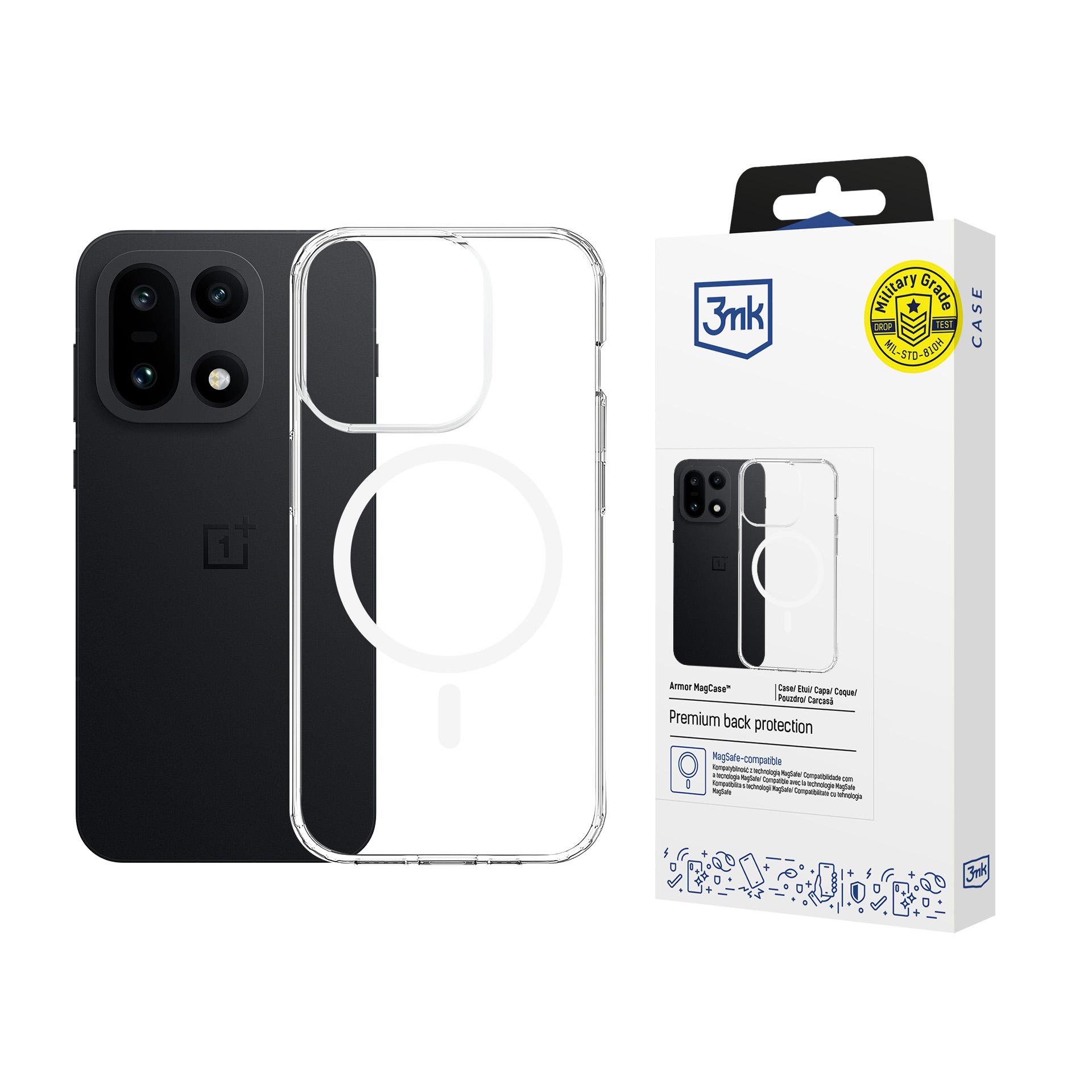 3mk Armor MagCase для OnePlus 15 5G - прозрачный