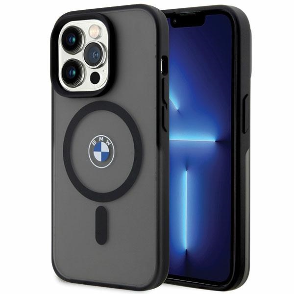 BMW Signature MagSafe deklas, skirtas iPhone 14 Pro Max - Juodas