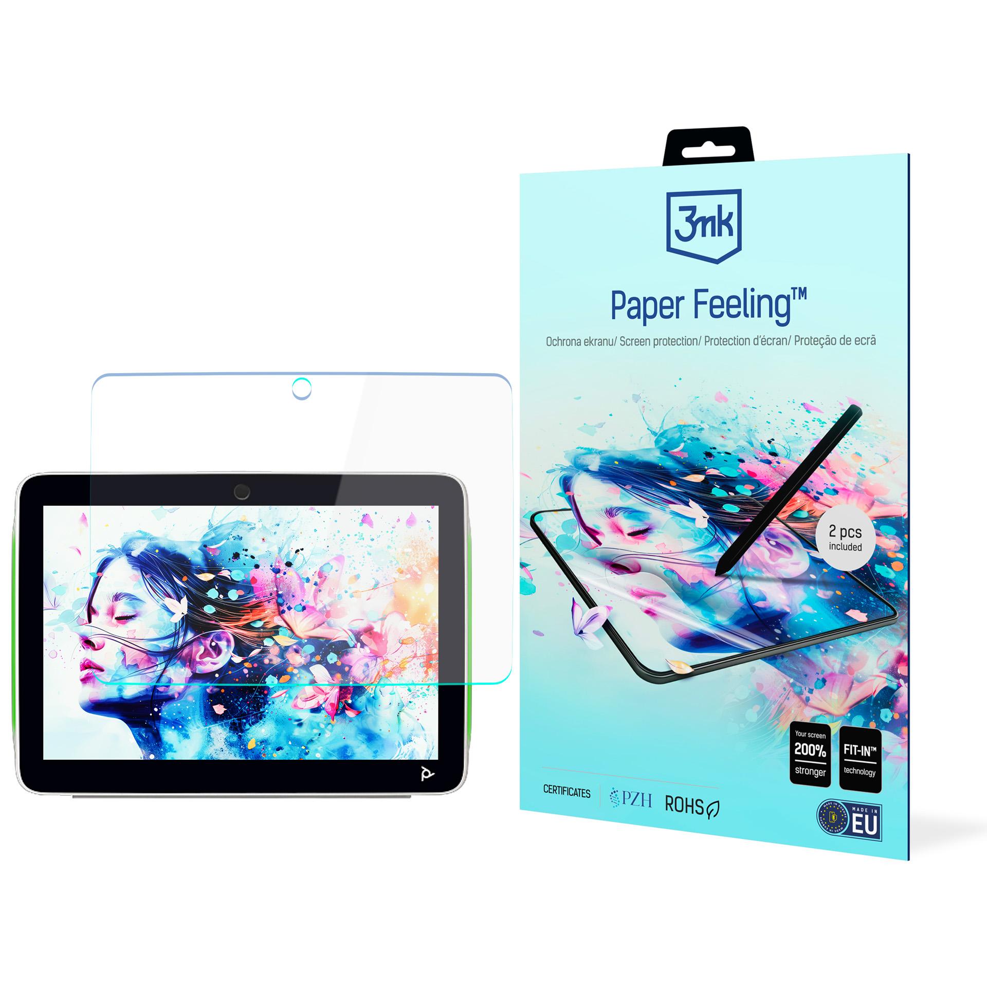 3mk Paper Feeling apsauginė plėvelė HP Poly TC10 White Touch Controller