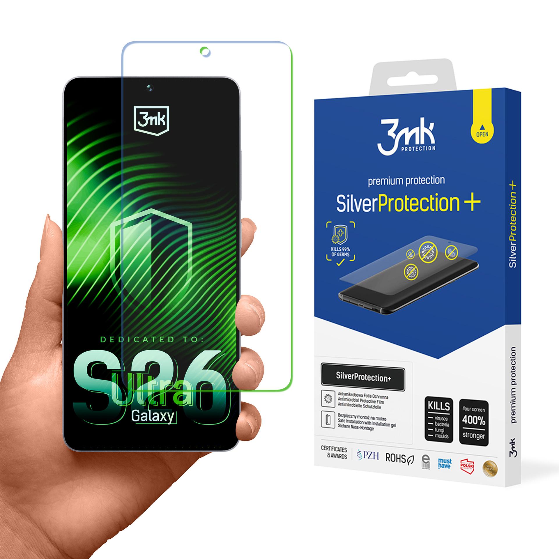 LCD Screen protector 3mk Silver Protection+ Samsung S948 S26 Ultra
