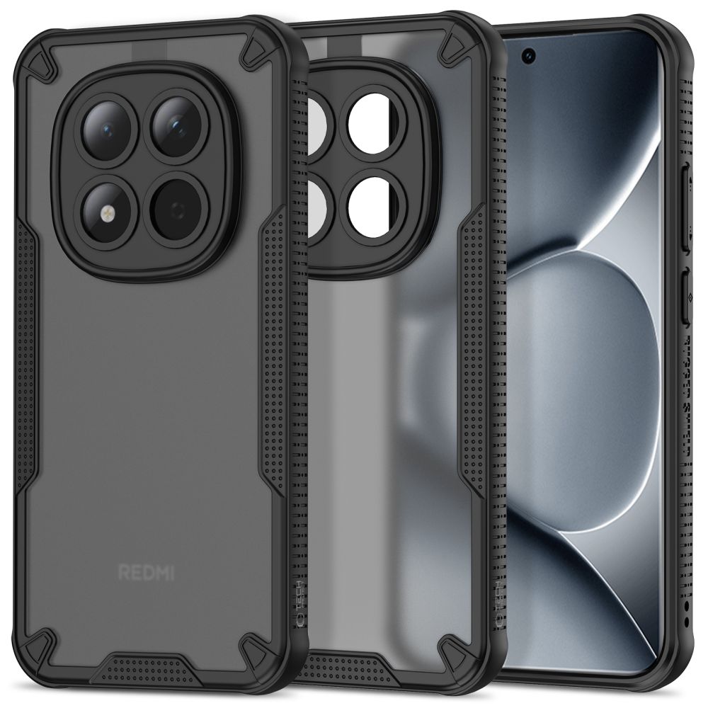 "Tech-Protect" tvirtas apsauginis dėklas, skirtas "Xiaomi Poco M8 Pro" / "Xiaomi Redmi Note 15 Pro+ 5G" - juodas