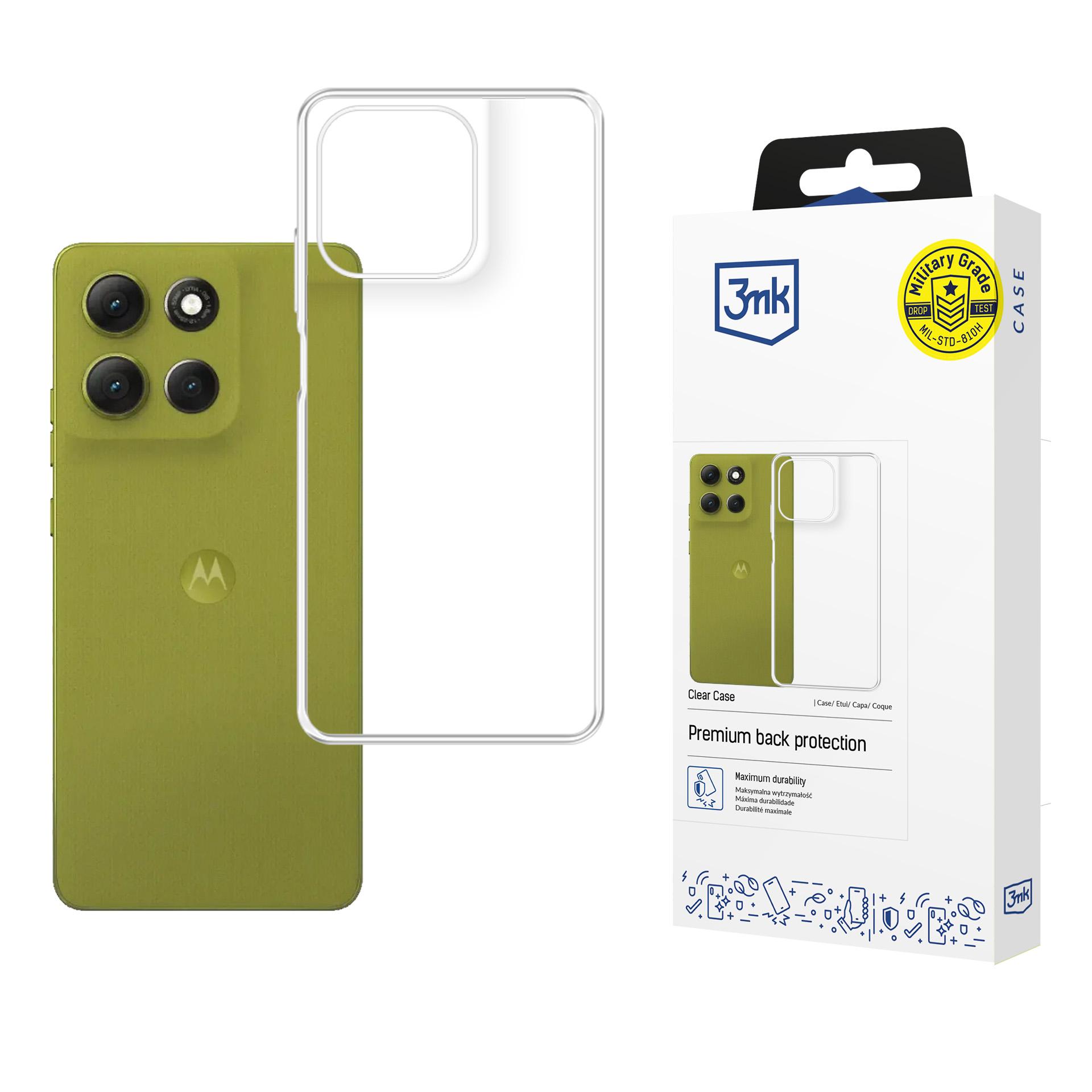 3mk Clear Чехол для Motorola Moto G86 / G86 Power — прозрачный