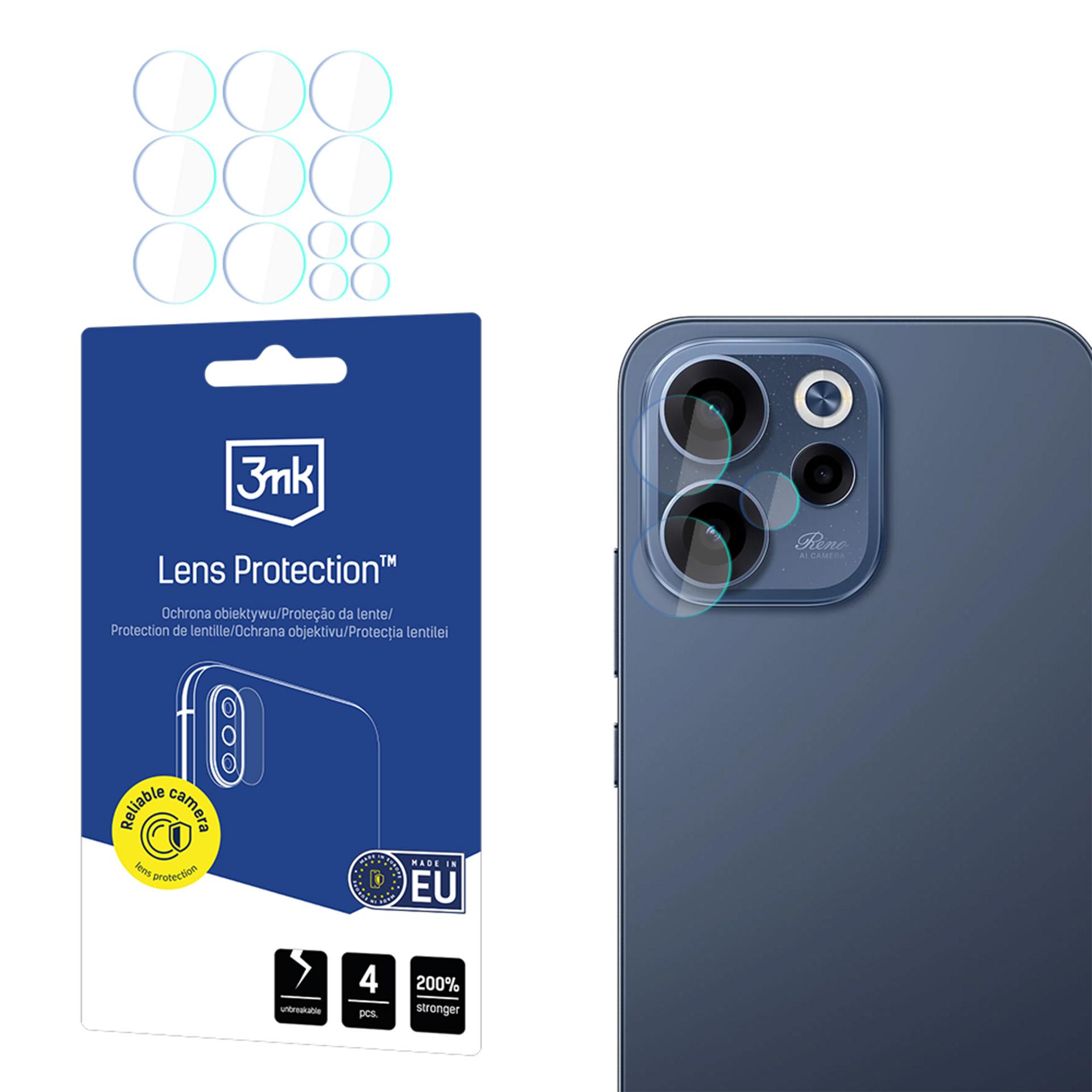 3mk Lens Protection Hybrid Camera Lens Stiklas for Oppo Reno 15 F 5G / Reno 15 FS 5G (CPH2801)