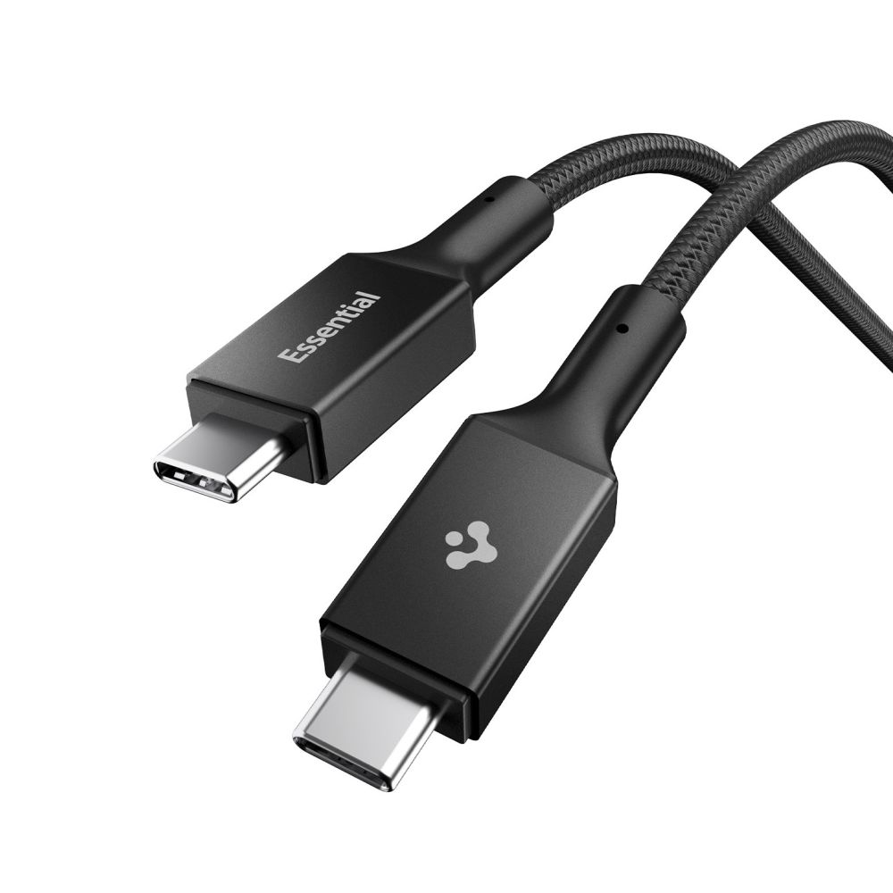 Spigen Essential EB24015CC Кабель USB-C USB-C 240W 150 см чёрный