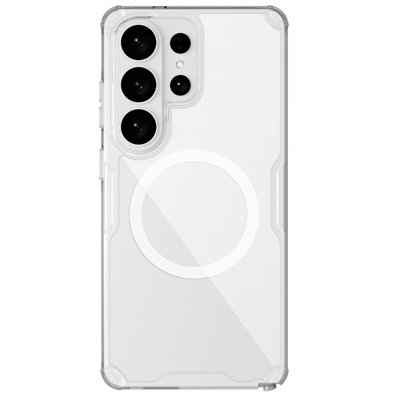 Nillkin Nature TPU Pro чехол совместимый с MagSafe для Samsung Galaxy S26 Ultra белый