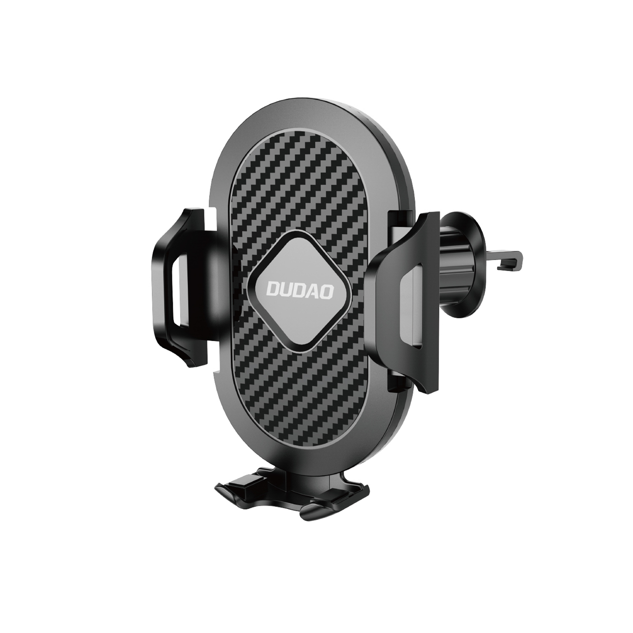 Dudao F2+ smartphone laikiklis for the air vent with clamp - juodas