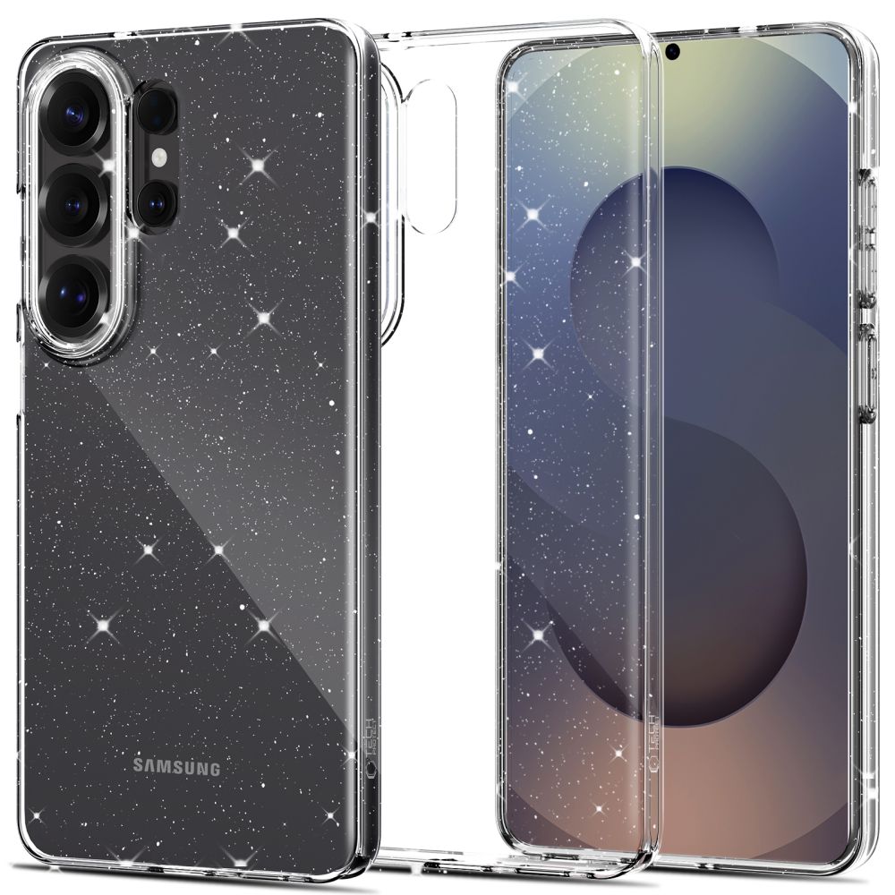 Чехол Tech-Protect FlexAir для Samsung Galaxy S26 Ultra прозрачный с блёстками