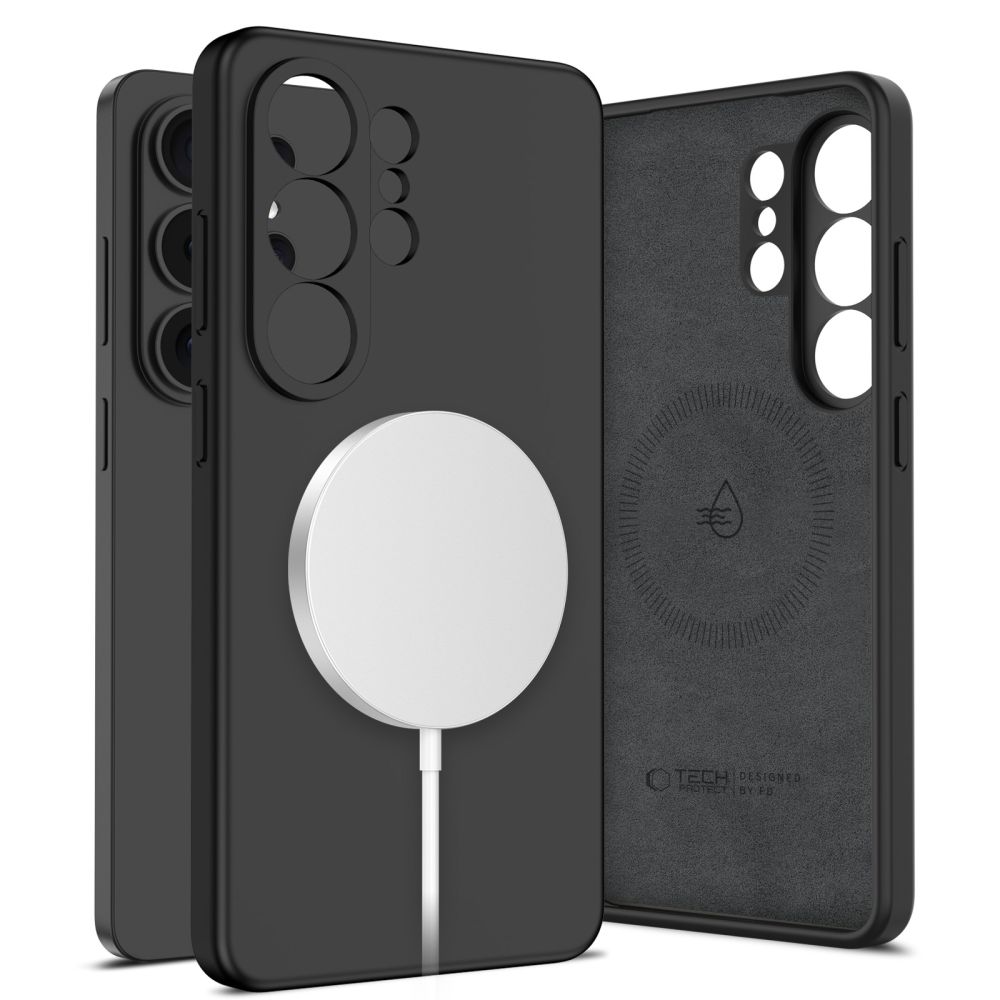 Чехол Tech-Protect Silicone MagSafe для Samsung Galaxy S26 Ultra чёрный