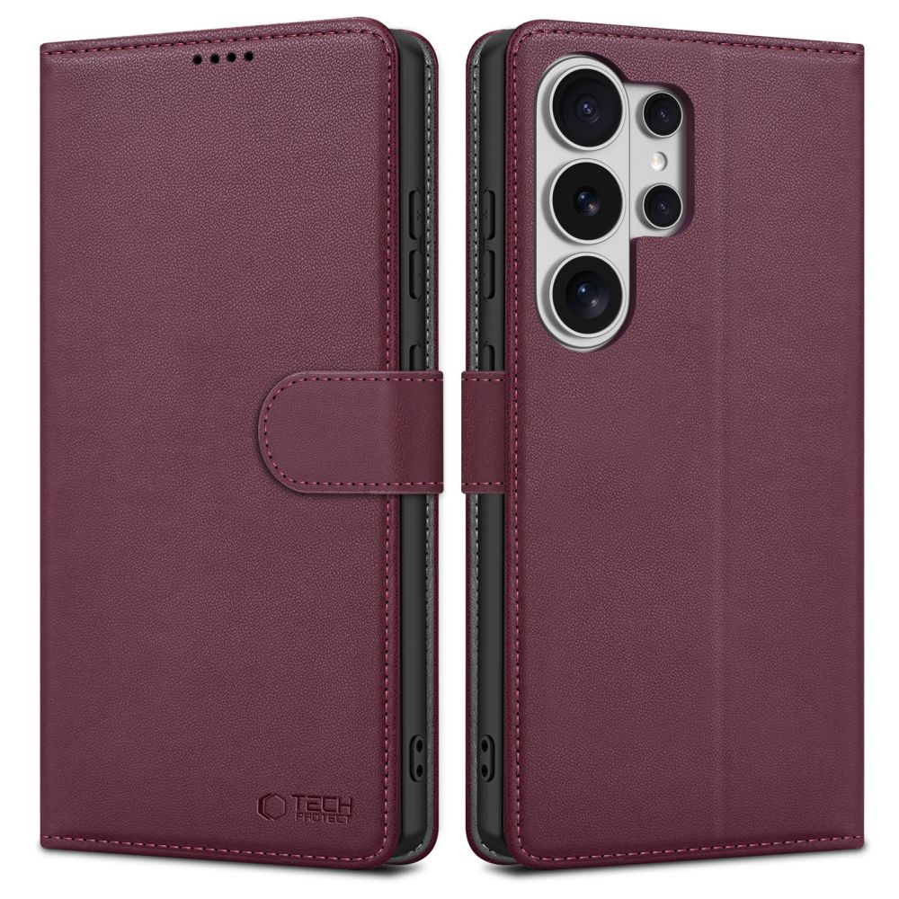 Tech-Protect Wallet чехол для Samsung Galaxy S26 Ultra бордовый