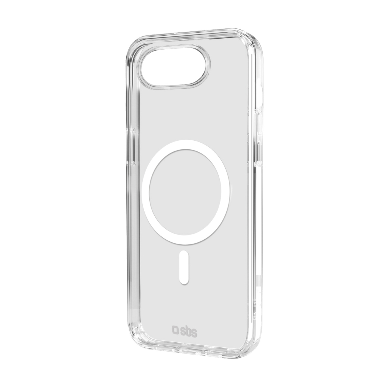 Чехол SBS Cover Light Mag для iPhone 16e, 17e, совместим с MagSafe, прозрачный