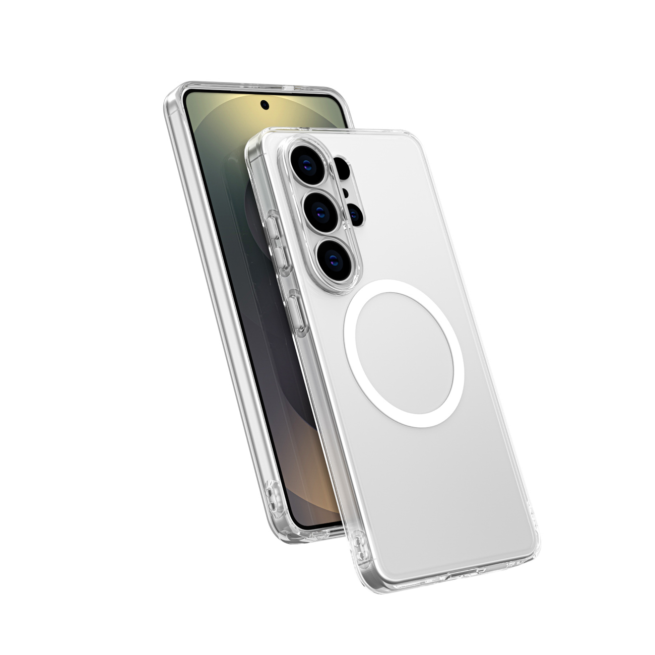 Чехол AmazingThing Minimal Mag Lens для Samsung Galaxy S26 Ultra — прозрачный