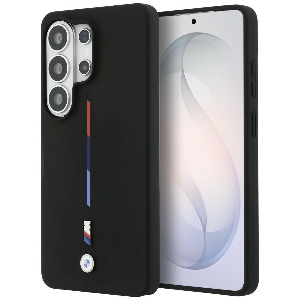 BMW M Silicone Tricolor Line MagSafe чехол для Samsung Galaxy S26 Ultra — чёрный