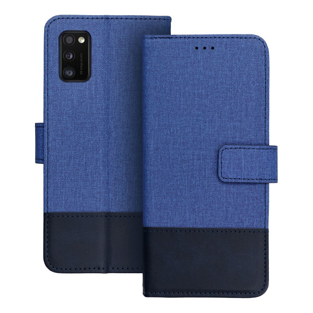 GOMMA knygos tipo dėklas telefonui SAMSUNG A41 mėlynas