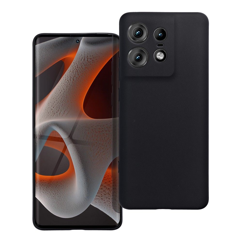 Чехол для Motorola EDGE 50 PRO, матовый чёрный