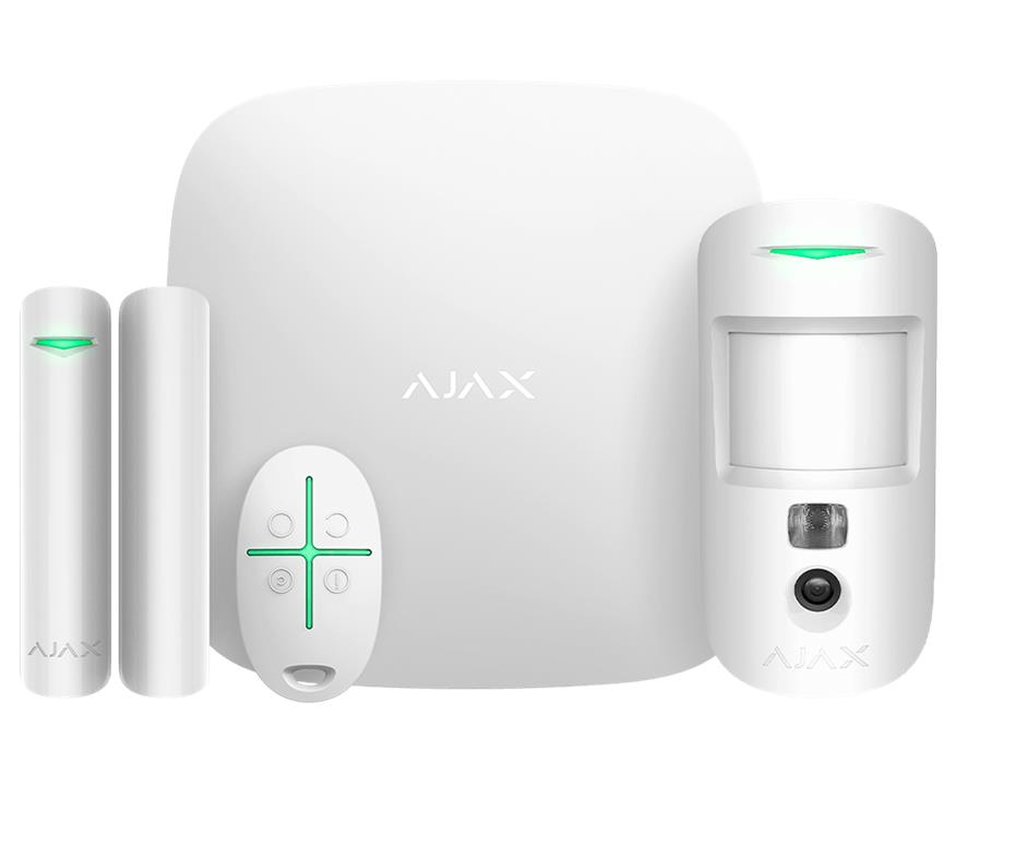 AJAX StarterKit Cam HDR Alarm Security White 156253