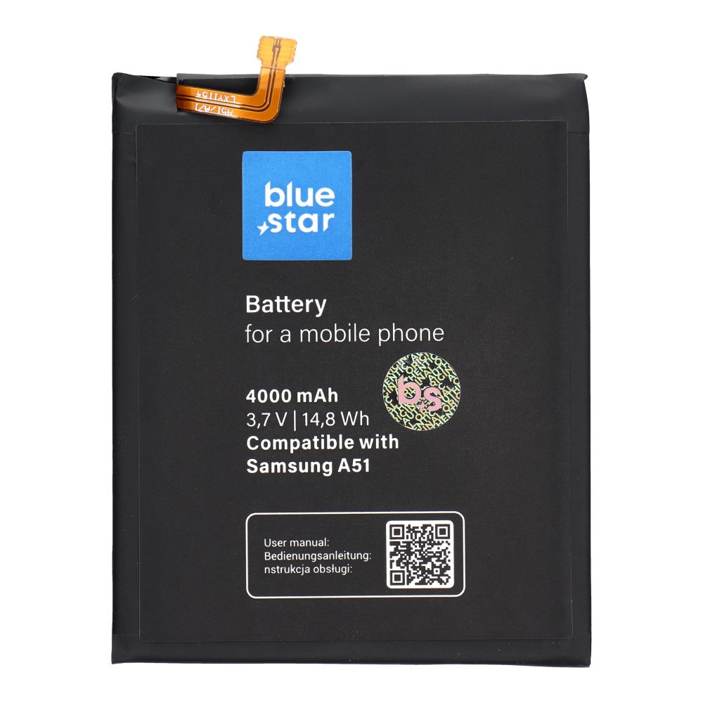 Аккумулятор для Samsung A51 4000 mAh Blue Star Premium