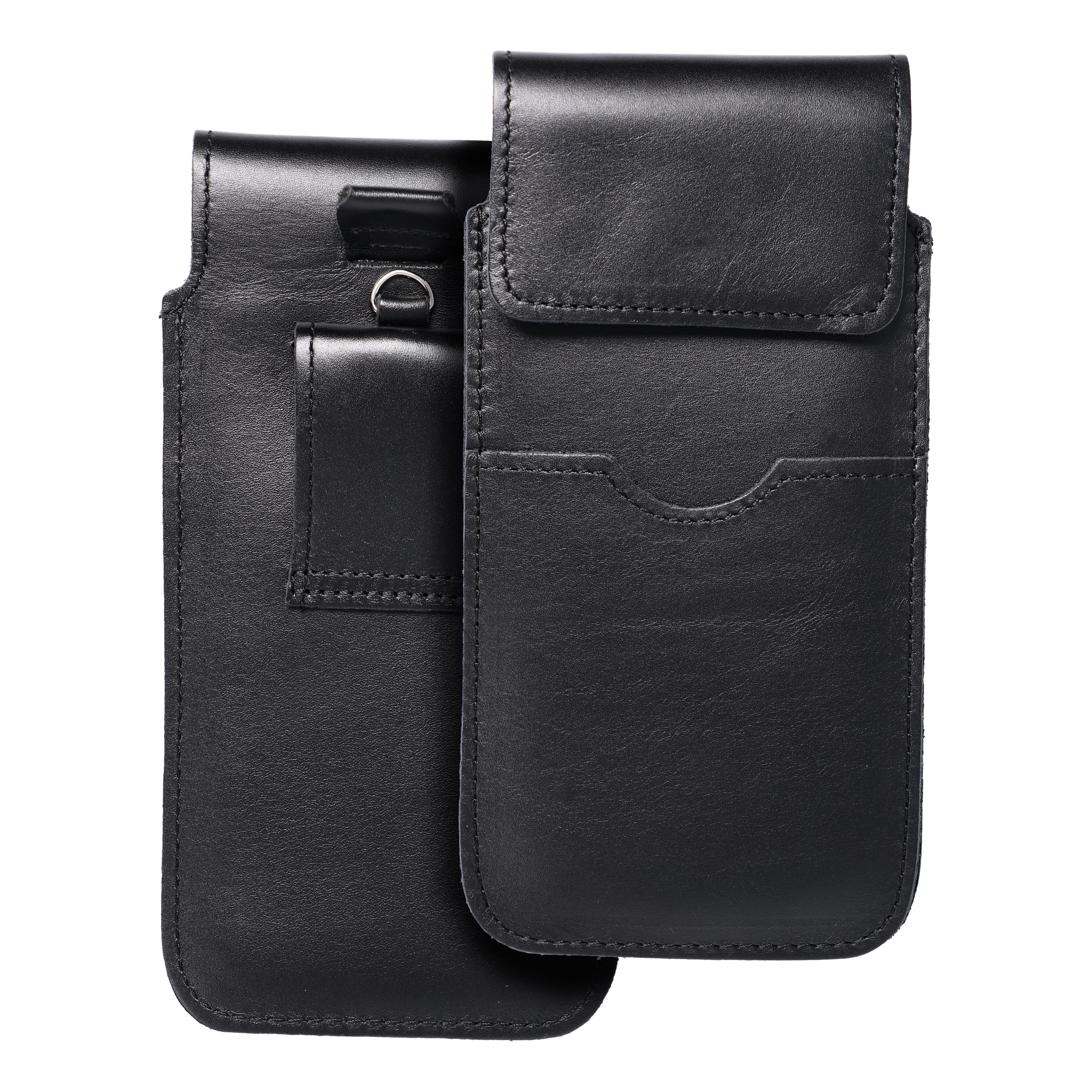 ROYAL - Oda universalus dėklas su atvartu / juodas - Dydis 2XL - IPHONE 6 PLUS / SAMSUNG A52 / XIAOMI REDMI NOTE 10