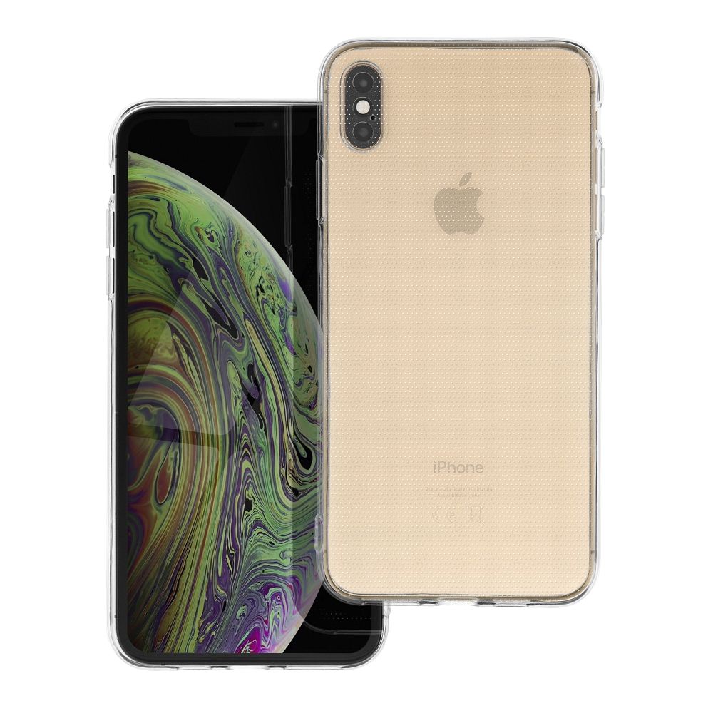 Чехол для iPhone XS MAX Clear Case 2 mm (защита камеры) прозрачный