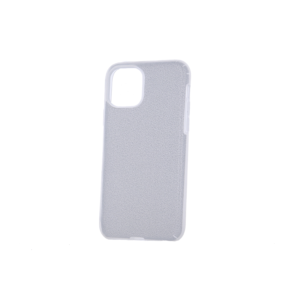 Glitter 3in1 dėklas iPhone 11 Pro sidabrinis