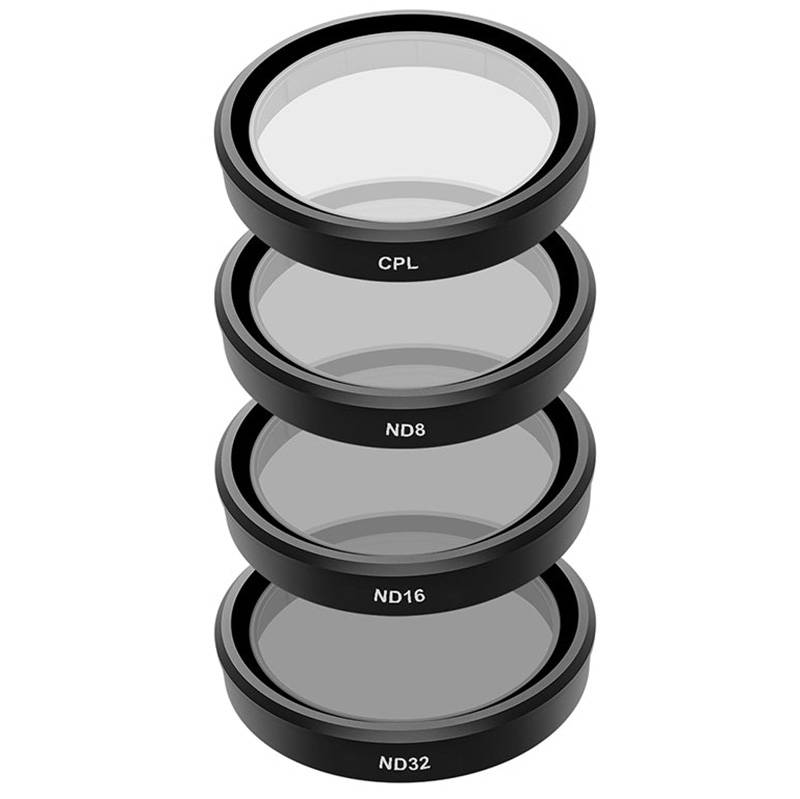 4 TELESIN CPL/ND8/ND16/ND32 filtrų rinkinys DJI Osmo Action 3 / 4 / 5
