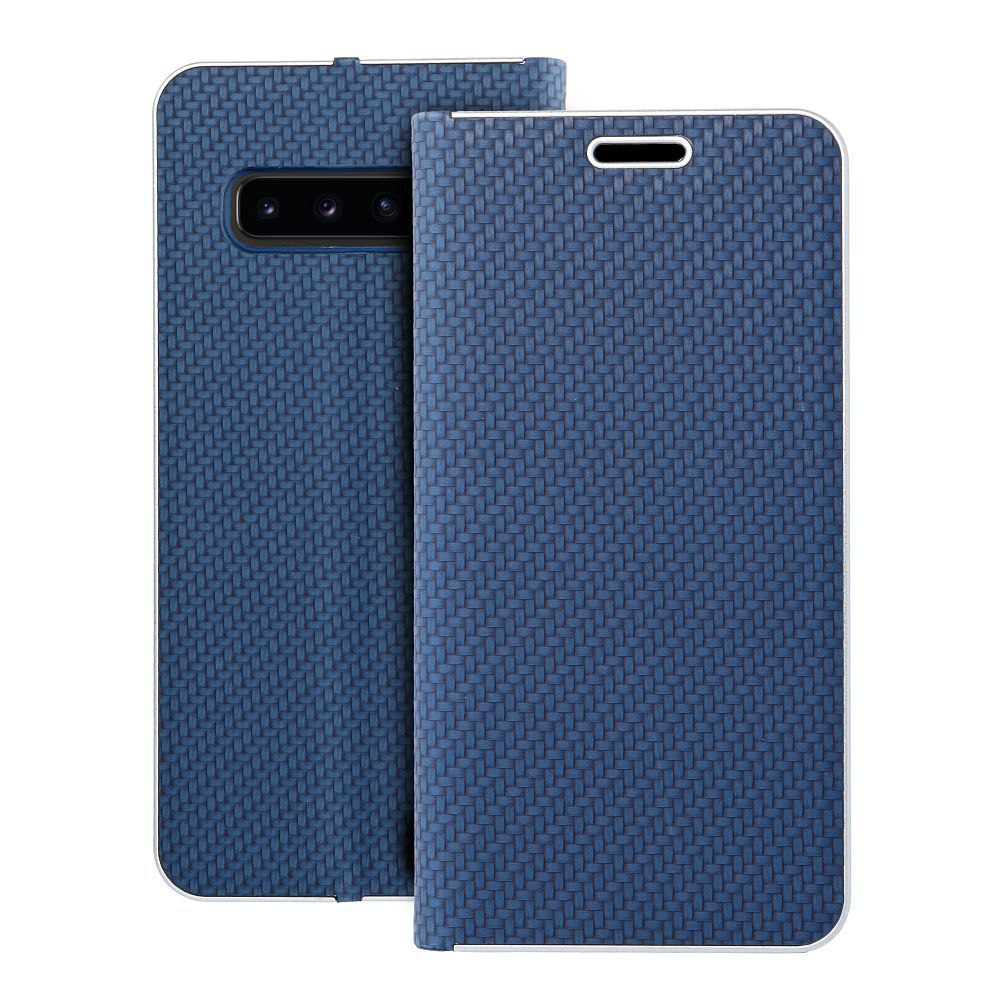 LUNA knygos dėklas Samsung S10 mėlynas