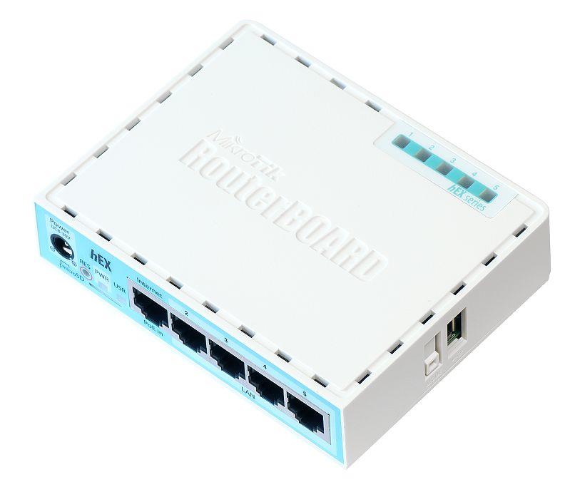 Mikrotik hEX RB750GR3 router 10/100/1000M 5-port