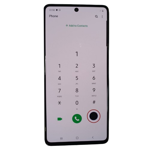 LCD Display Compatible With Samsung A715 A71 Black (Renewed: Telemax) (With Defects 26)