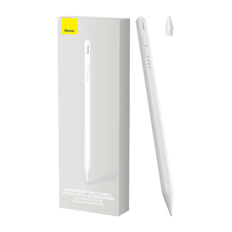 Активный стилус Smooth Writing с LED-индикаторами (белый)