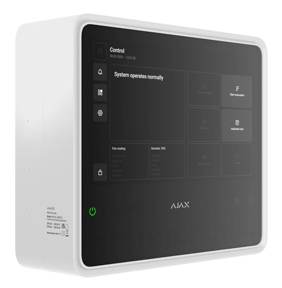 Ajax Fire Hub gaisro signalizacijos panelė EN54, balta