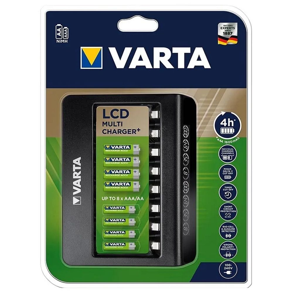 VARTA LCD MULTI CHARGER + 57681 (без батареек)