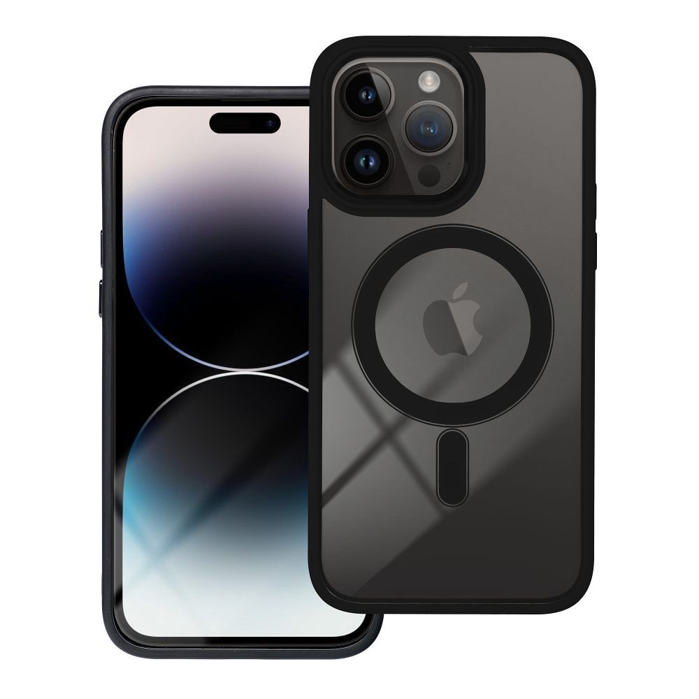 Чехол для iPhone 14 PRO MAX Color Edge Mag Cover совместимый с MagSafe чёрный