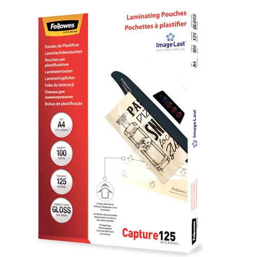 Fellowes ImageLast A4 125 mic laminating pouches 100 pcs 5307407
