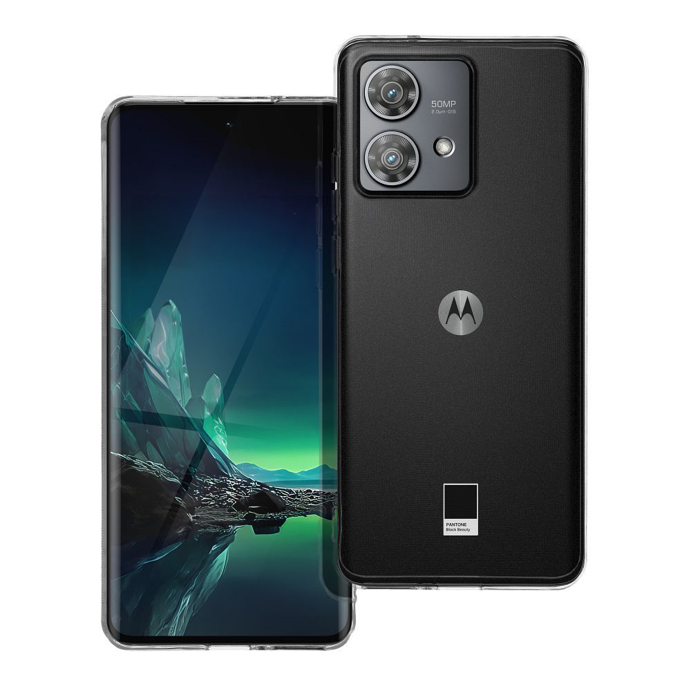 Skaidrus dėklas telefonui 2 mm MOTOROLA EDGE 40 Neo permatomas