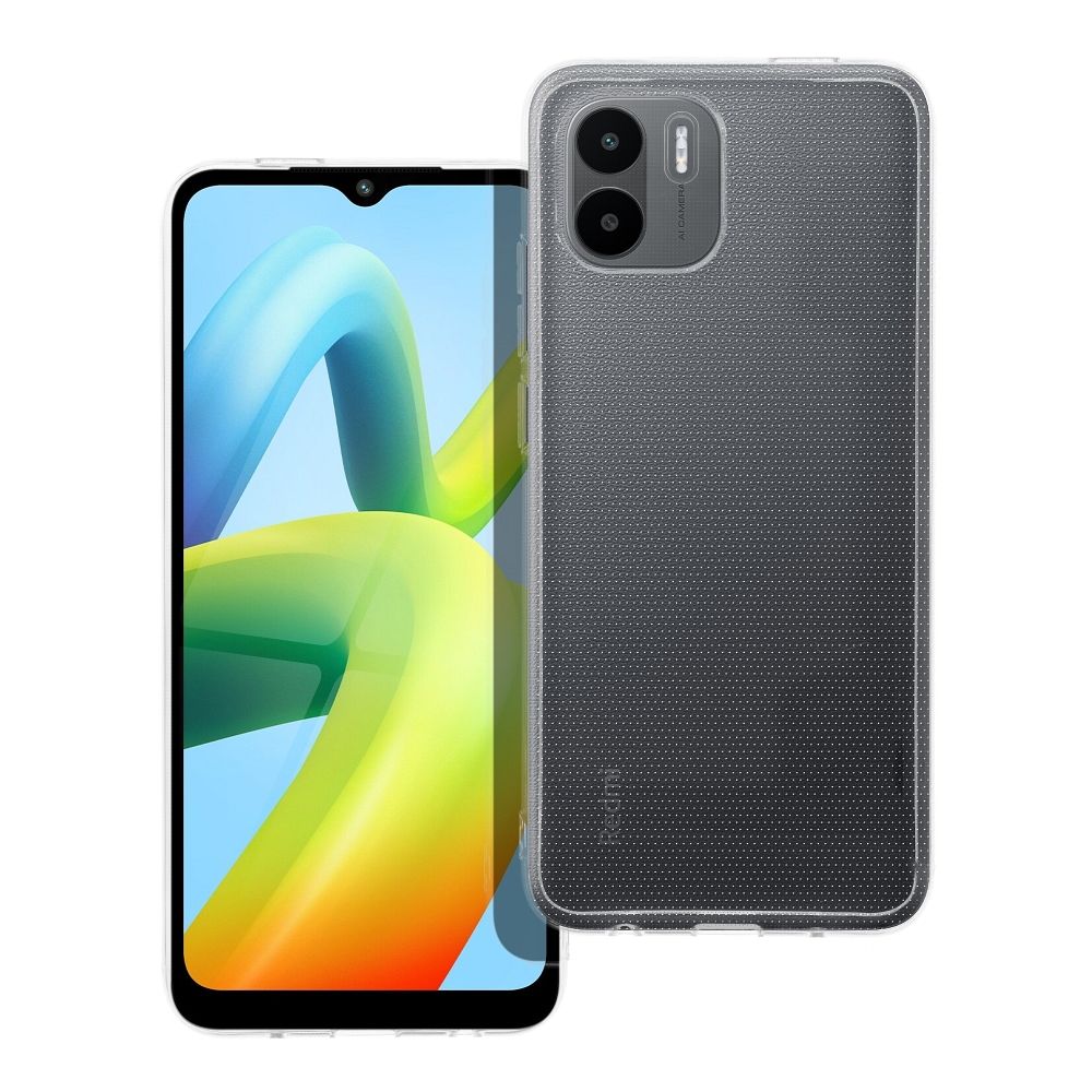 Чехол для Xiaomi Redmi A1 / Redmi A2, прозрачный 2 мм (защита камеры)