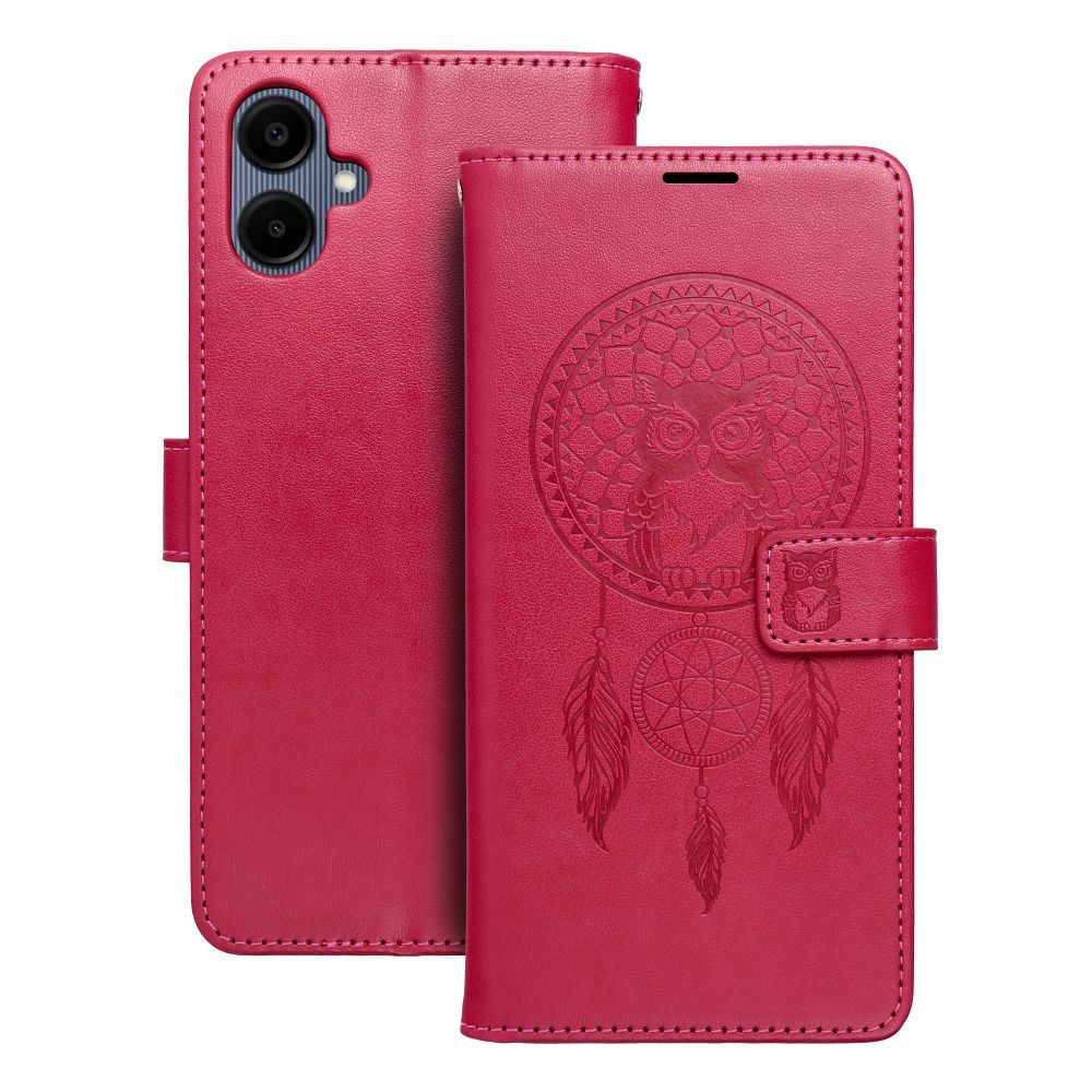 MEZZO knyginis dėklas telefonui SAMSUNG A06 sapnų gaudyklė magenta