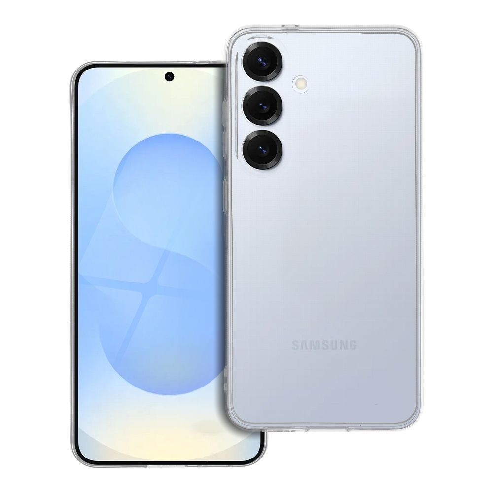 Чехол для Samsung S25, прозрачный 2 мм (защита камеры)
