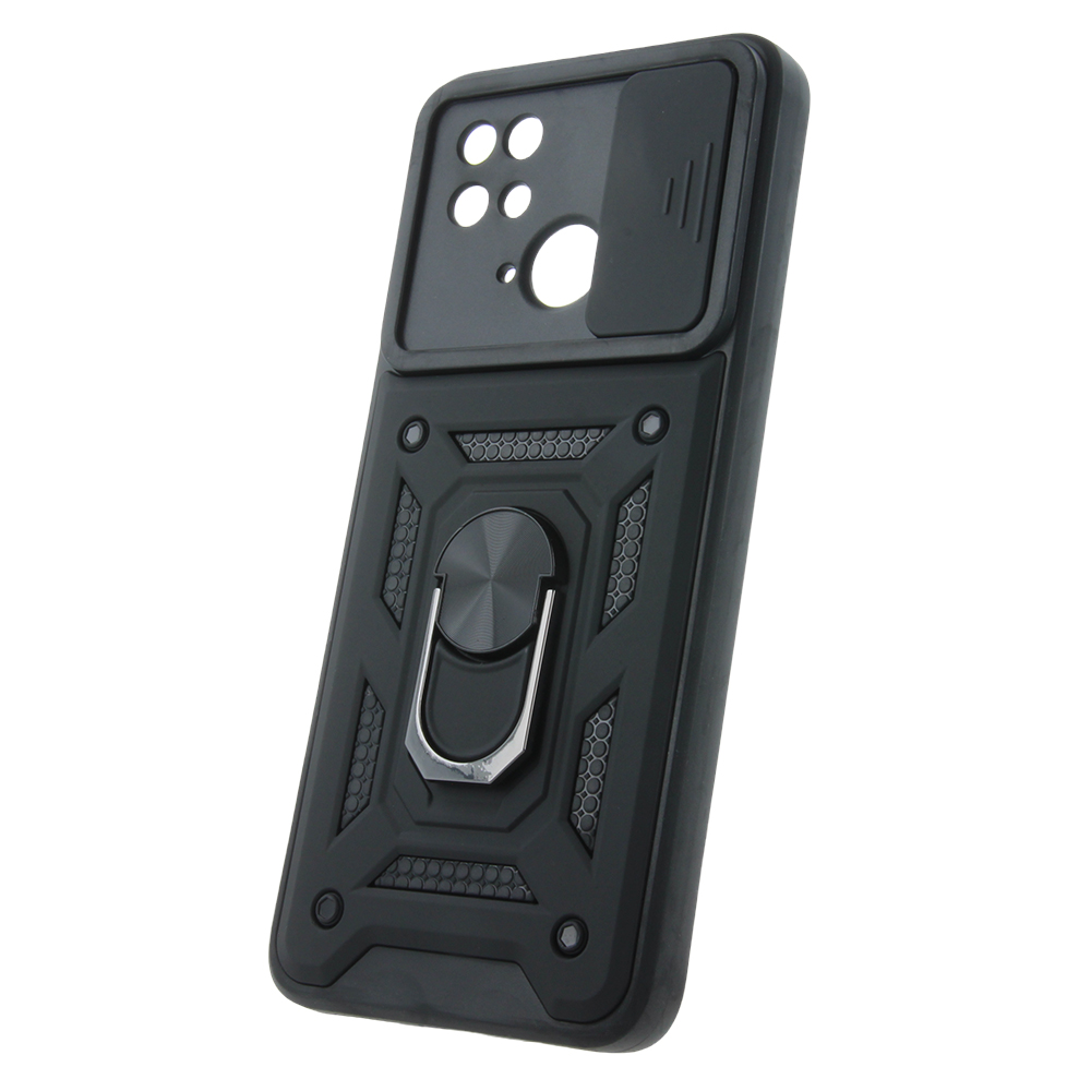 Defender Slide dėklas telefonui Xiaomi Redmi 10c 4G juodas