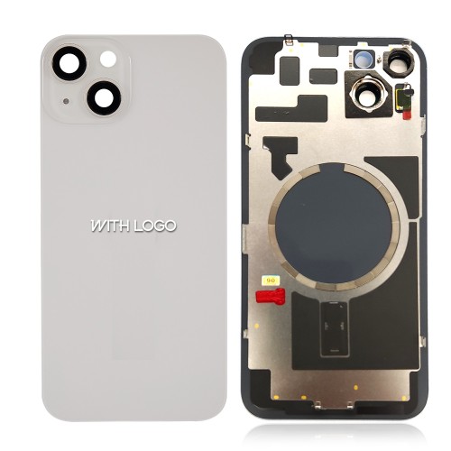 Galinis dangtelis iPhone 14 / Starlight / (pilnas dangtelis) / OEM