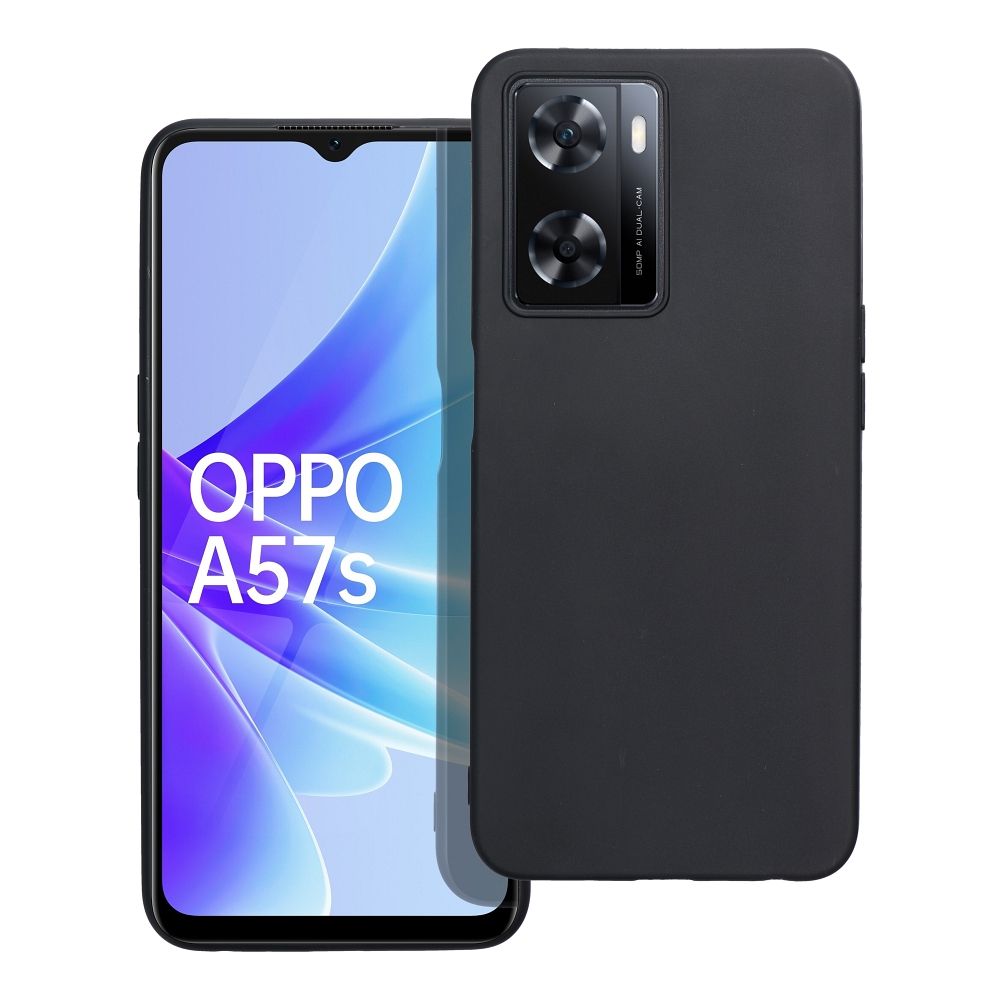 Чехол для Oppo A57S, матовый чёрный