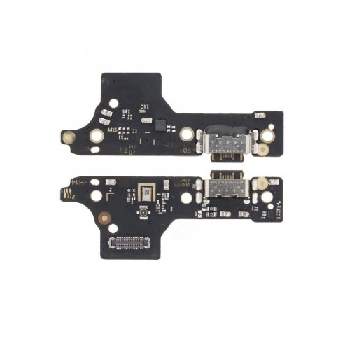 Charging Port Compatible With Xiaomi Redmi 12 with Flex / Plata OEM