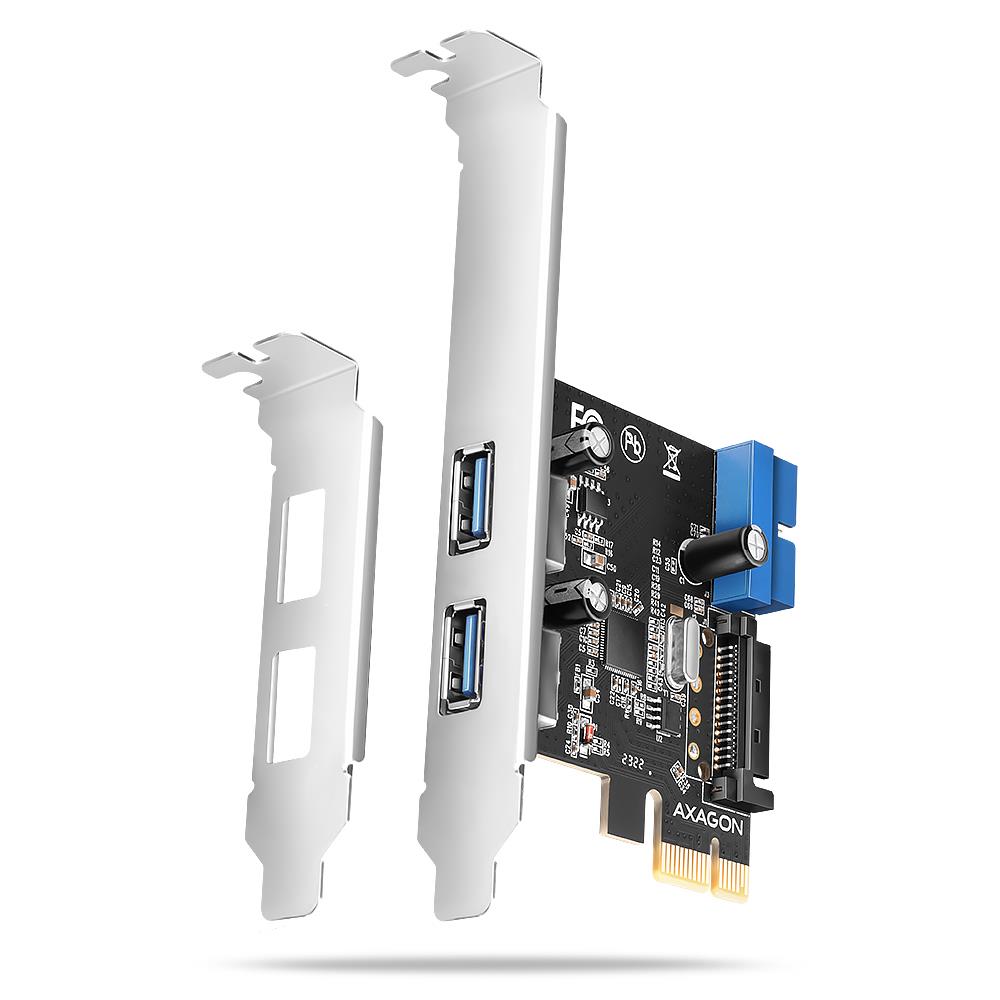 I/O KORTELĖ PCIE USB 5GBPS 4PORT/SP&LP PCEU-232RS AXAGON