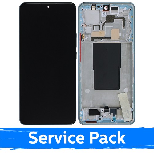 LCD Display Compatible With Xiaomi 12T (12T Pro) With Frame / Blue / (Service Pack)